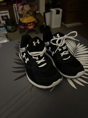 Under Armour Micro G Velocity Shoes Women s Size 6 1/2 Black 258731 002 Running