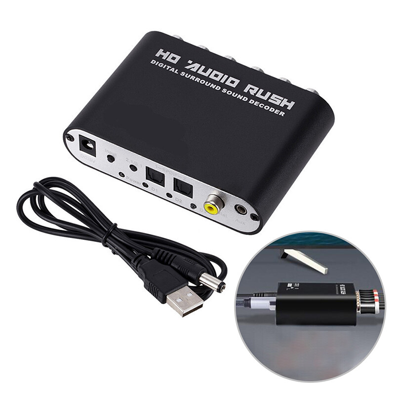 5.1 Audio Gear AC3 Digital Audio Converter LPCM To Digital Audio