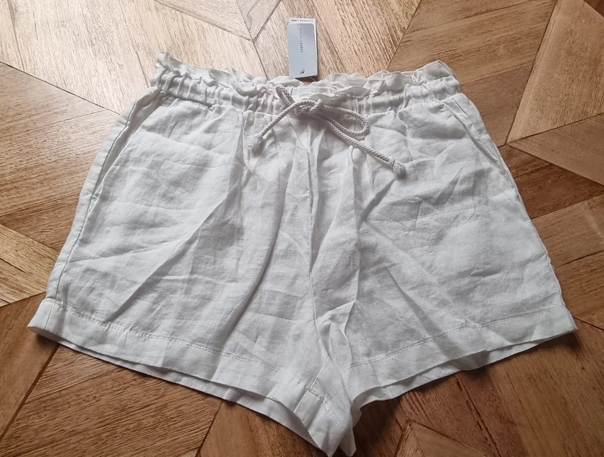 Target Womens European Linen Shorts Size XXL RRP 35 Relaxed