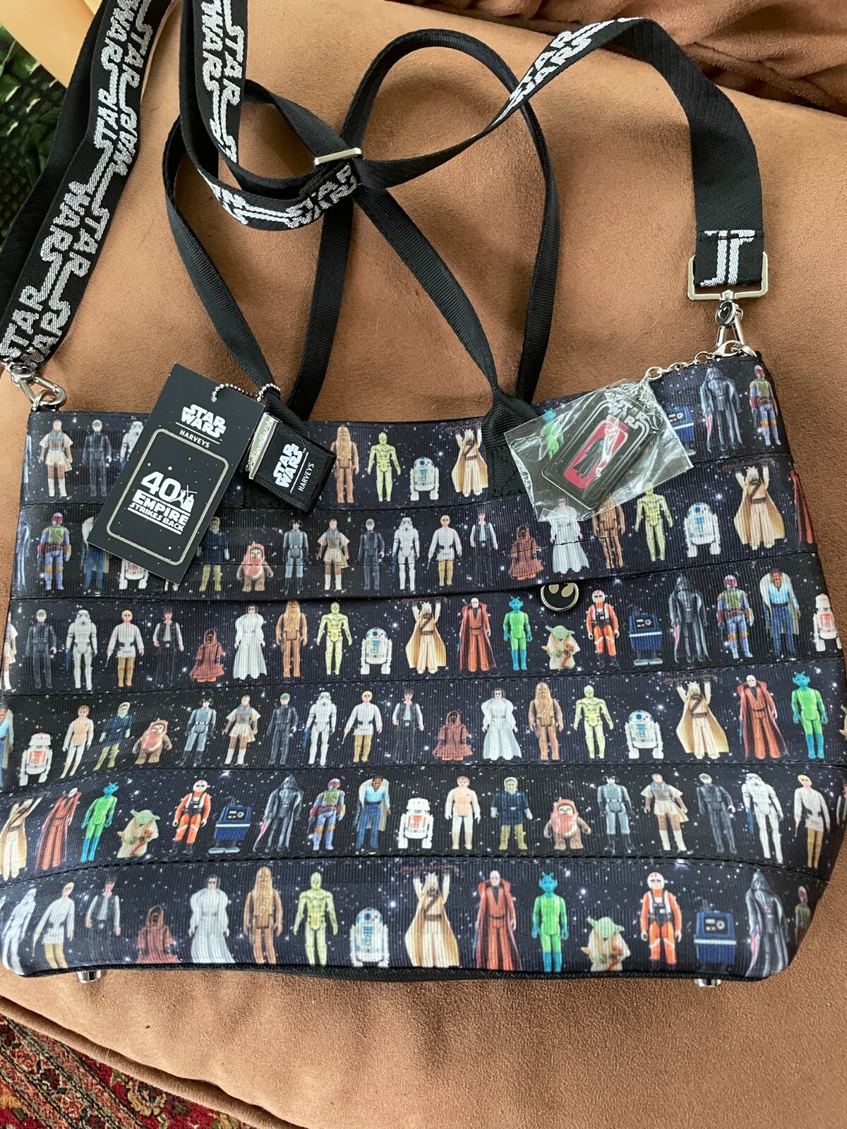 New Harveys Seatbelt Medium Streamline Tote / Star Wars Vintage Action