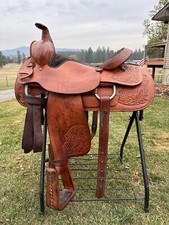 Horse Tack - 15  Circle A American Western Saddle