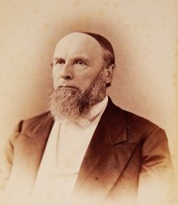 Antique Photograph, PORTRAIT OF AN OLDER MAN WITH A FULL BEARD, New York City,NY