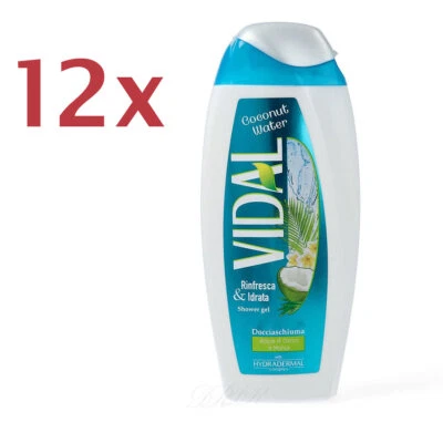VIDAL Duschgel Kokoswasser Coconut Water 12x 250ml - Bild 1 von 4