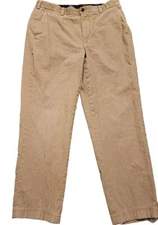 Brooks Brothers Pants Mens 35X30 Tan Biege Corduroy Clarks Khakis Flat Front