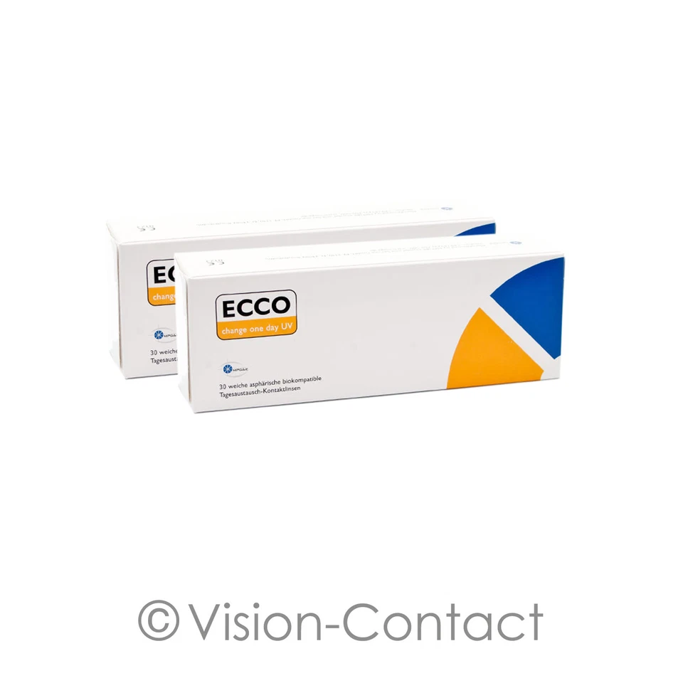 Ecco Change One Day UV 2 x 30 sphärische Kontaktlinsen Tageslinsen von MPG&E
