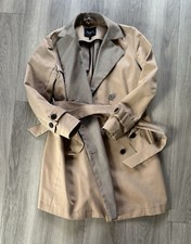 Patrizia Pepe Jeans Camel Sand Beige Daria Indie Trench Coat Trenchcoat - Size M