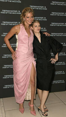 Claire Danes Kristanna Loken at premiere of Terminator 3 Rise of t- Old Photo