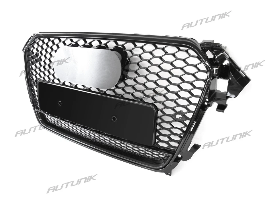 For Audi A4 S4 B8.5 2013-2015 2014 Mesh Grille Front Grill RS4 Quattro Style Foto 4 de 4