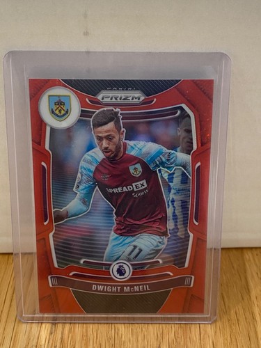2021-22 Panini Prizm Premier League Red /199 Dwight McNeil Burnley