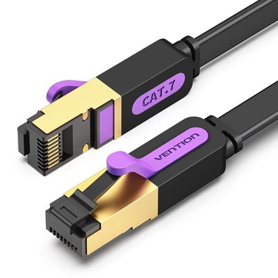 Vention Cat.7 Thin Lan Cable Ethernet Cable, Cat7 Gigabit Lan Network Rj4 No.167