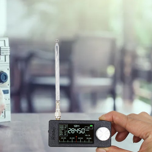 SI4732 0.5-108mhz Portable Radio LSB USB AM FM Radio 2pcs Antenna(Black) - Zdjęcie 2 z 10