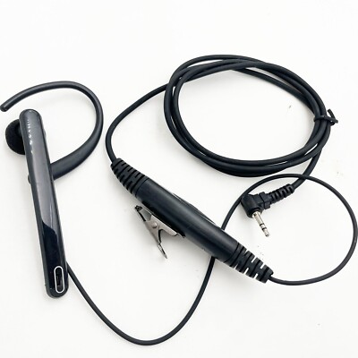 Clip Ear Headset/Earpiece Boom Mic Talkabout Two Way Radio - Main Image