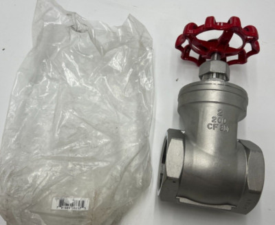 FNW FNW15B200K Figure 15B-200 2 in. Stainless Steel Female NPT Gate Valve CF8M