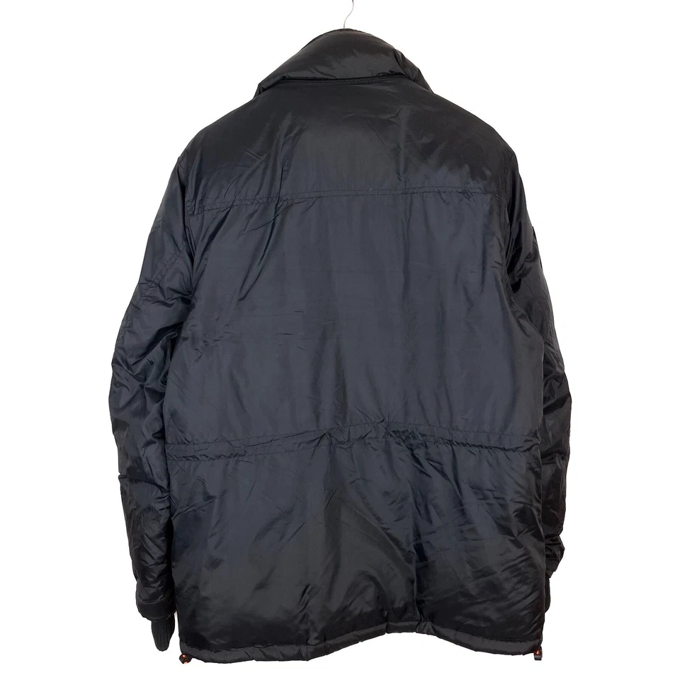 SUPERDRY Men's Parka Jacket Size XL Black Military Stand Collar DOWN FILL - Image 2 of 4