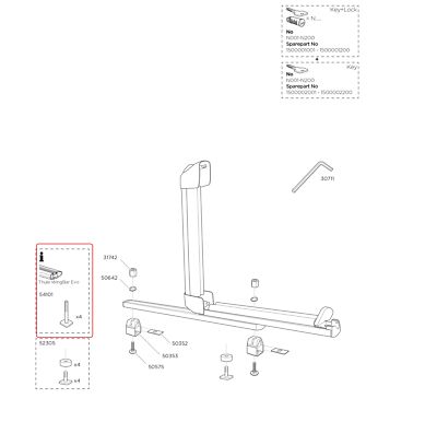 Thule T-Screw for Xtender 54101