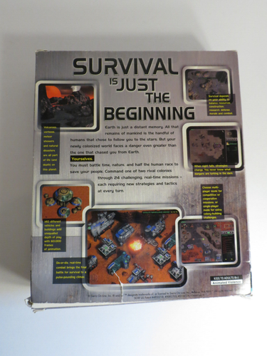 Outpost 2 Divided Destiny Windows 95 CD PC Game Big Box Sierra Complete CIB - Picture 5 of 6