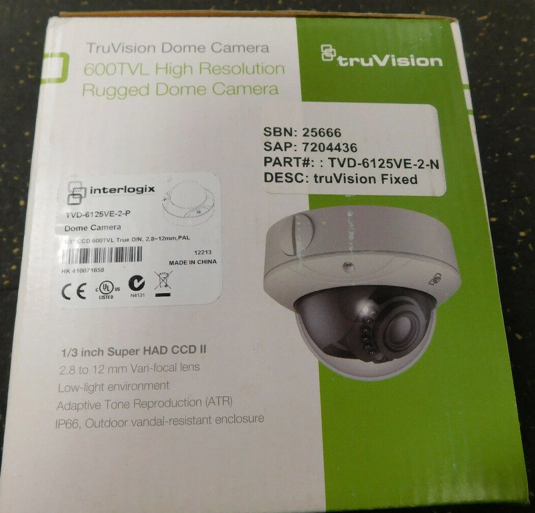 Truvision dome best sale camera