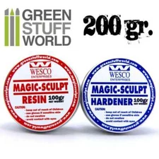 Green Stuff World Magic Sculpt Putty 200gr (resin and hardener)