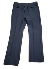 Vintage Levi's Dacron Navy Western Dress Slack Pants Men's 36x31 Made In USA