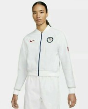 Nike Womens XS Full Zip Team USA Olympic Jacket 2020 CK4626-100