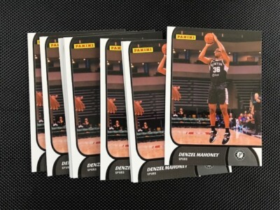 Lot (10) DENZEL MAHONEY Spurs 2021-22 Panini NBA G League Debut Edition card #9