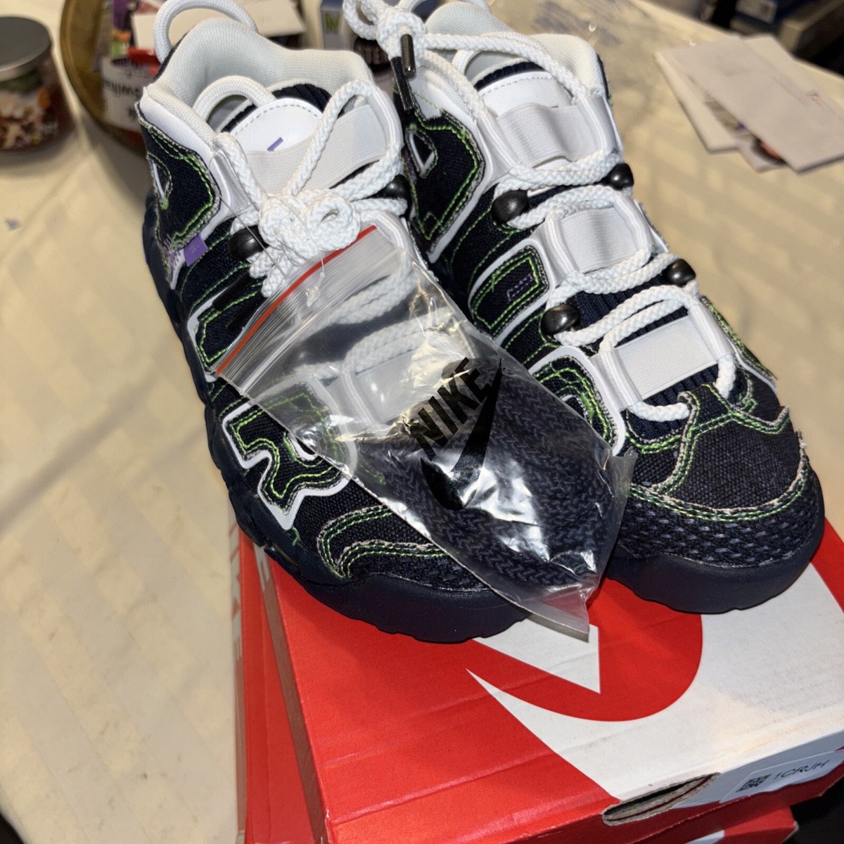 Serena Williams Design Crew × Nike Air More Uptempo Size 6 - Nike Serena Williams Design Crew x Air More Uptempo