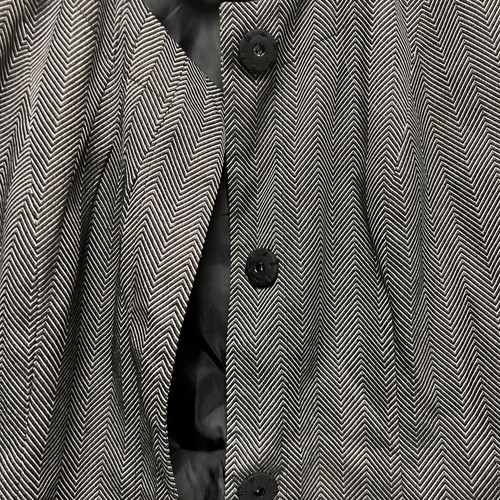 DIR) Chadwicks Women Size 2P 2 Blazer Petite Black Grey Jacket office - Picture 5 of 12
