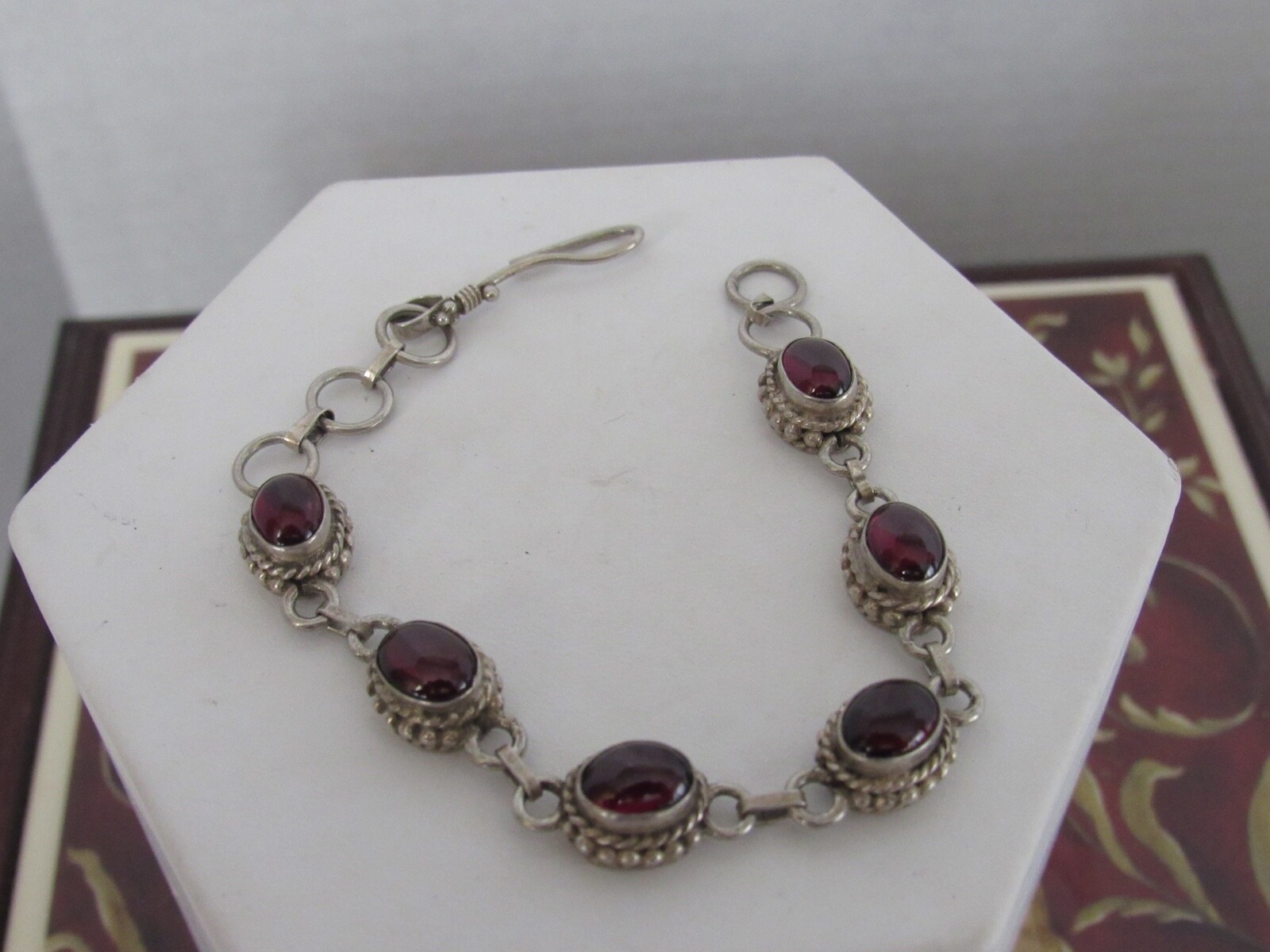 Handcrafted Multi Bead Bracelet Southwestern Butt… - image 9