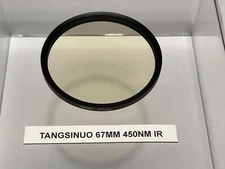 Tangsinuo 67mm 450nm Infrared  Photography Lens  Filter
