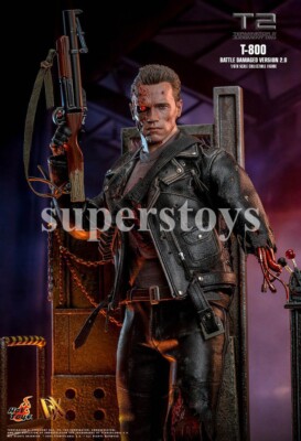 Hot Toys DX46 1/6 Terminator 2: Judgment Day T-800 Battle Damaged