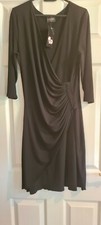 Lonkel Paris Black XL Wrap Dress RRP £55