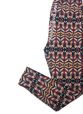 Lularoe LEGGINGS colorful aztec design TC2 18+ NWT NEW