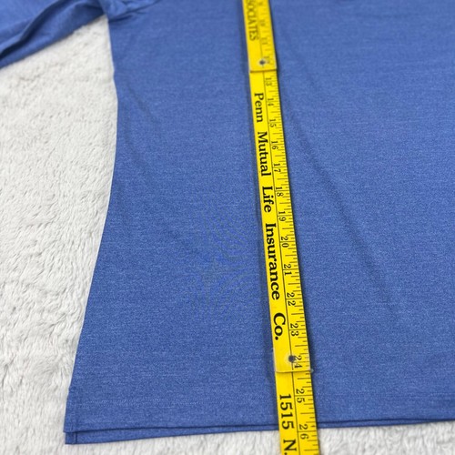 Solbari Polo Shirt Women’s XL Blue Long Sleeve Thumbholes Golf Stretch UPF 50+ - Picture 8 of 8