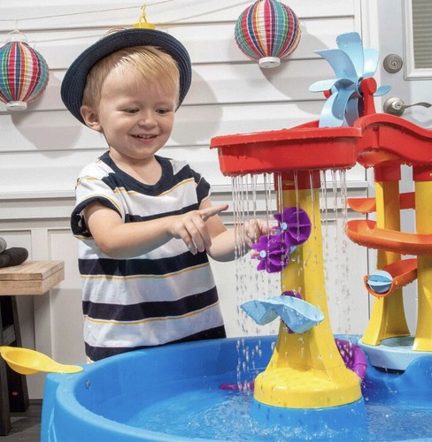 step2 archway falls water table with 13 accessories water activity
