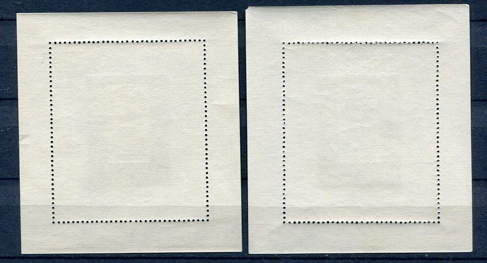 Romania 1958/9 2 Sheets  Mi Block 40/42 Sc C57+note MNH/MH CV € 280 ru1228s - Image 2 of 2