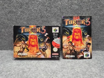 TUROK 3 SHADOW OF OBLIVION NINTENDO 64 PAL/NOE OVP & ANLEITUNG ''OHNE SPIEL''