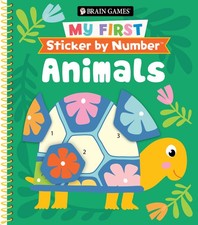Brain Games - My First Sticker By Number: Animals