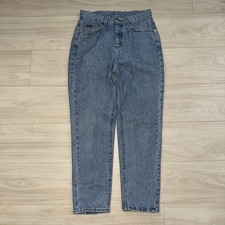 Vintage Lee Jeans Riveted 29x28 Denim USA Union Made Light Wash 90  s Regular