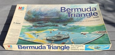 Bermuda Dreieck Schiff Spiel Milton Bradley komplett 1975  