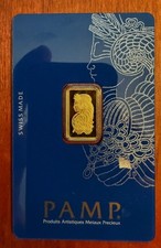 2.5 gram Gold Bar / Ingot - PAMP Suisse Lady Fortuna Veriscan® (In Assay) 3214.98 per troy oz