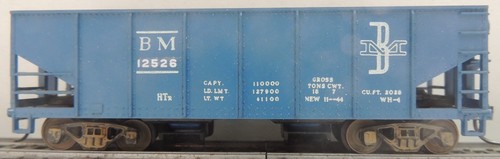 ACTUALIZADO MANTUA BOSTON & MAINE 34' TOLVA DE ACERO COCHE RTR KD coche # 12526 | Condition: Used