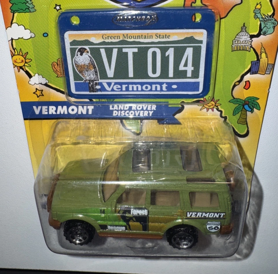 Matchbox Across America 50th Birthday Series Vermont Land Rover Discovery New - Image 3 of 4