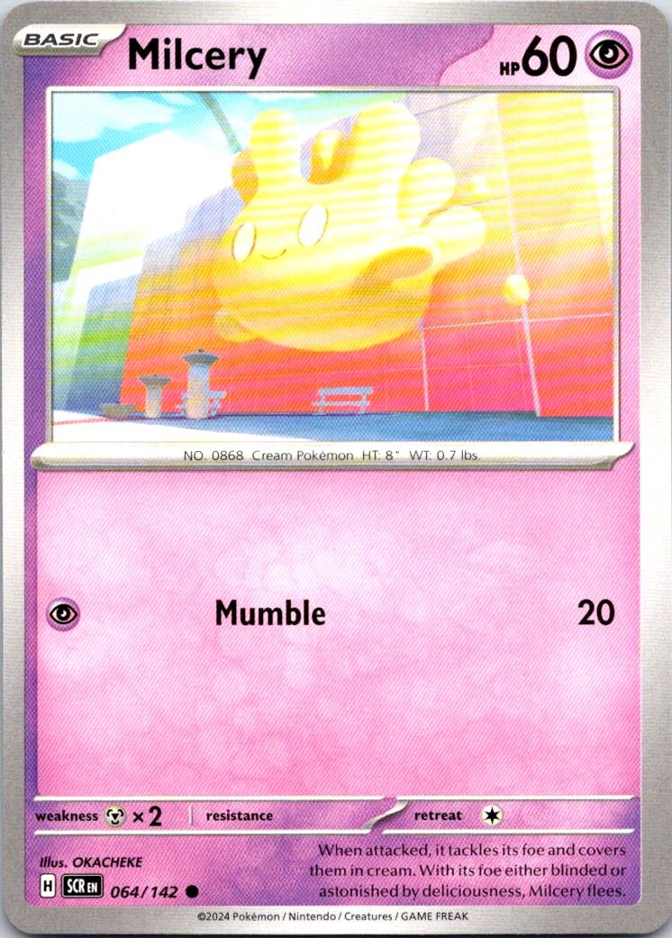 Milcery Common SV07: Stellar Crown 064/142 NM
