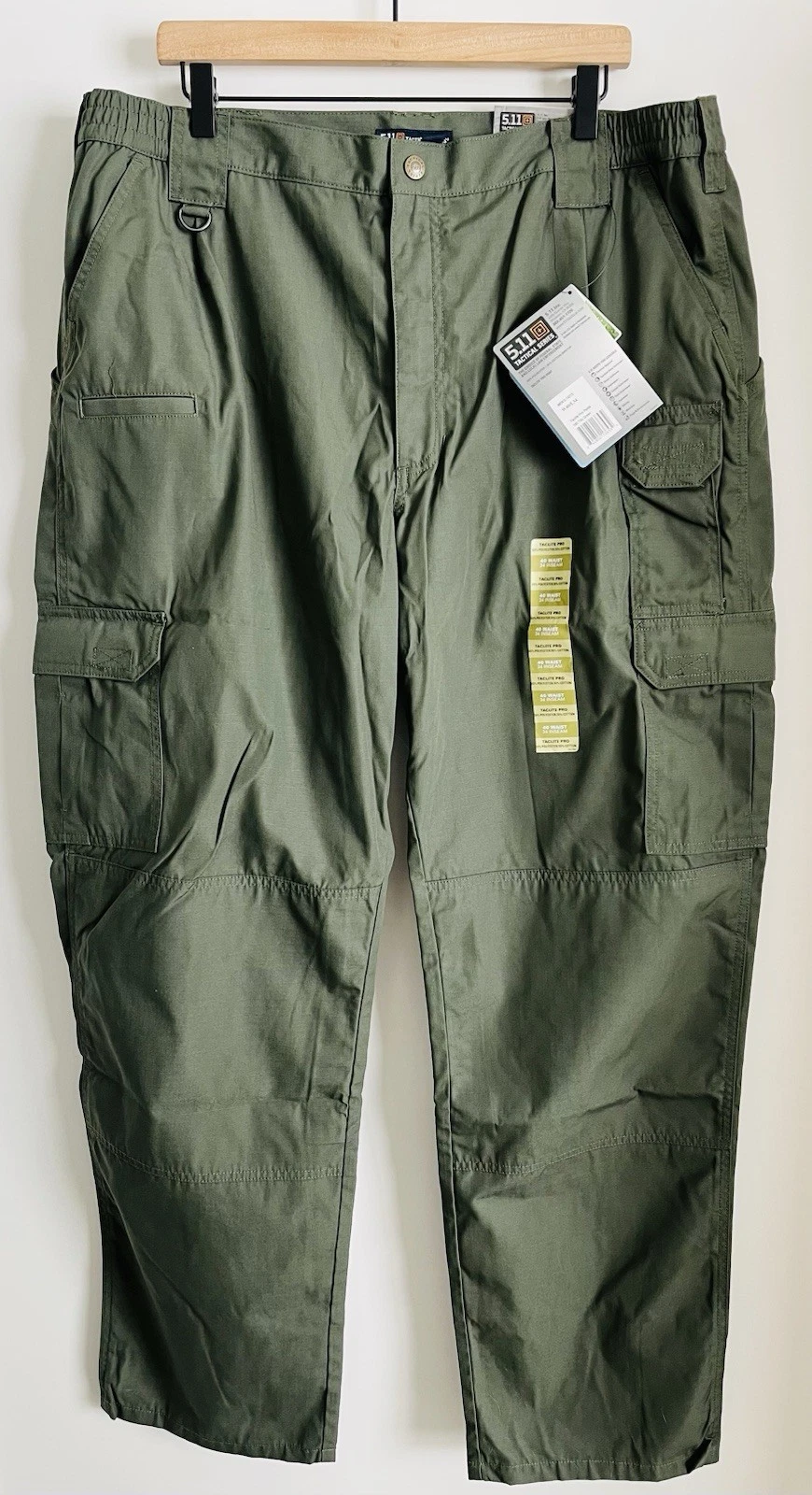 5.11 Tactical Men's Pro Lightweight 40 x 34 Green Performance Pants Style 74273