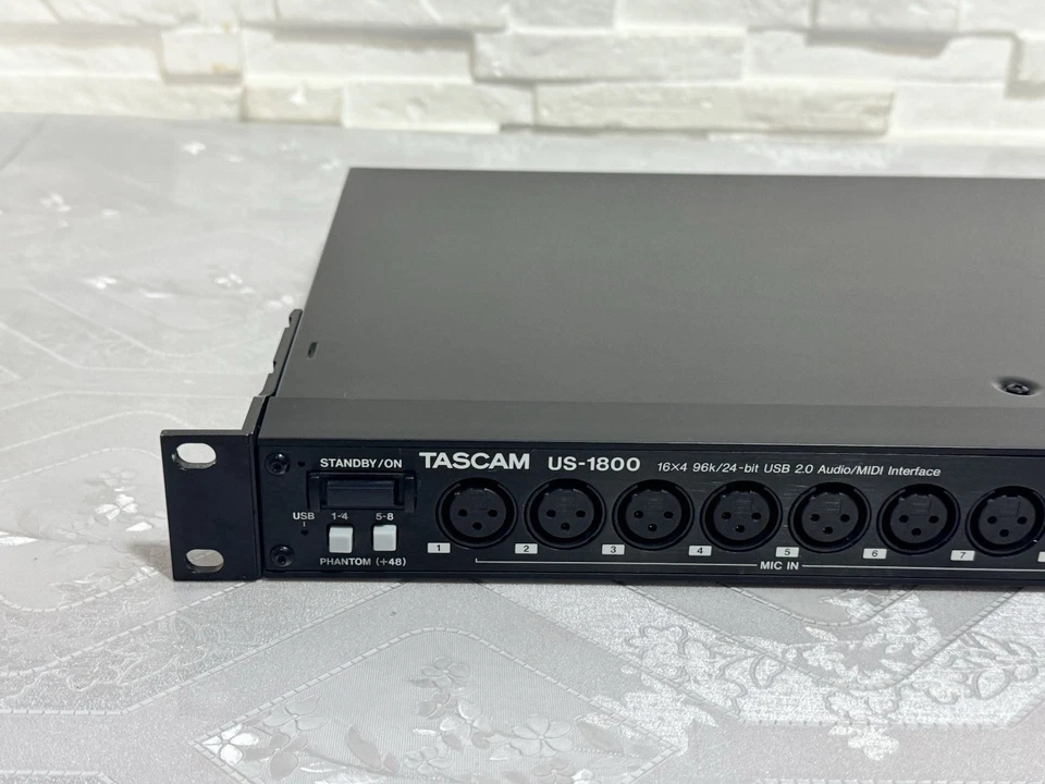 Tascam US-1800 USB-Audio MIDI-Interface 16 Eingänge 4 balanced Ausgäng ungeprüft - Bild 2 von 4