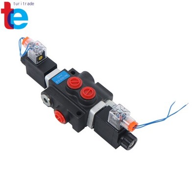 1Spool 13 GPM 3600 PSI Solenoid 12V DC Hydraulic Control Valve Double Acting