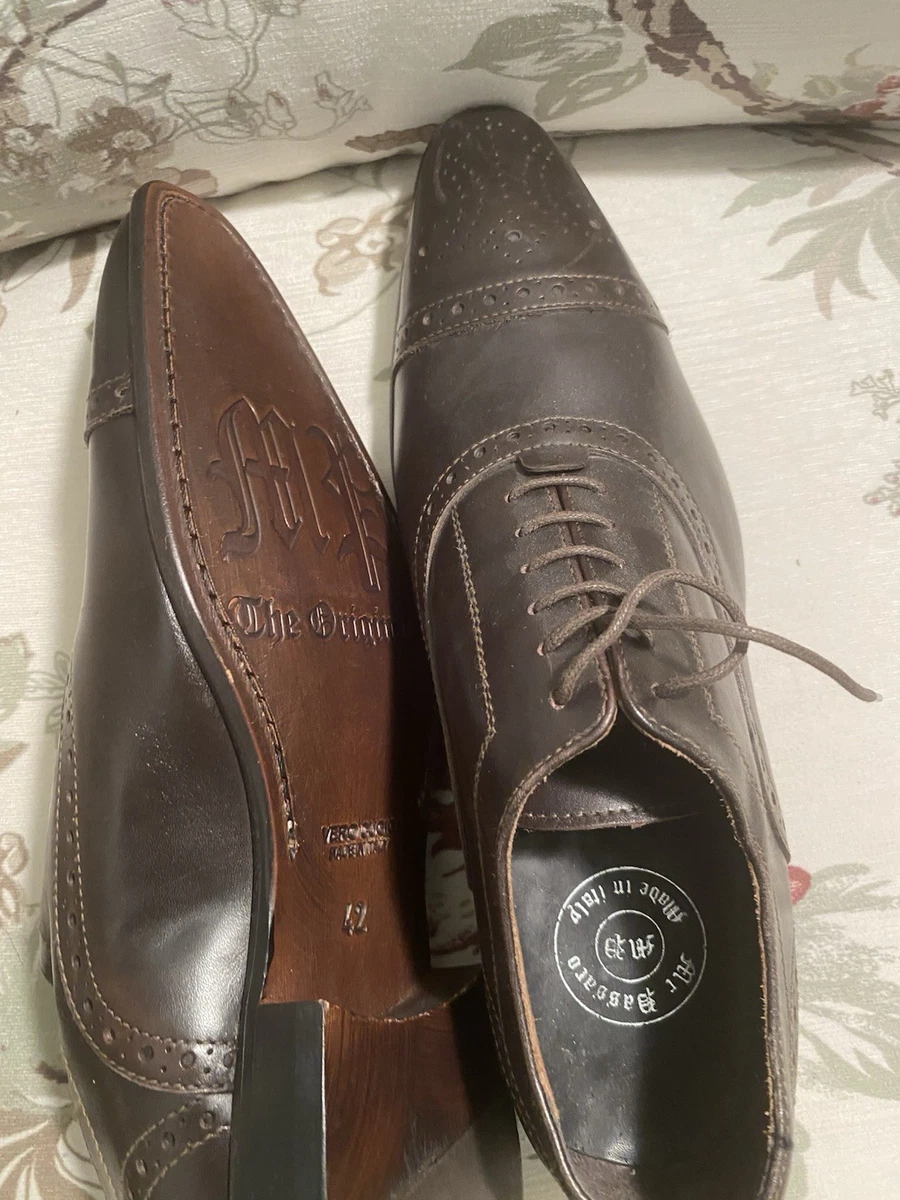 Vero Cuoio Dress Shoes for Men with Upper Leather Brown for  display picture 1