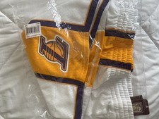 Los Angeles Lakers White Mitchell And Ness Swingman Shorts