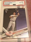 2017 TOPPS CHROME AARON JUDGE PSA 10 Gem Mint #169 ROOKIE Card RC Catching