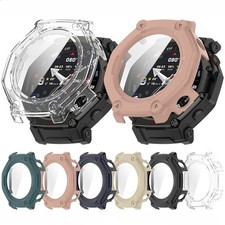 Tempered Glass Case For Amazfit T-REX 3 Pro Smart Watch Full Cover Bumper